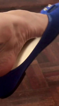 Shoeplay with Well Worn Flats with Sexy Feet From Empress Bella Sadic