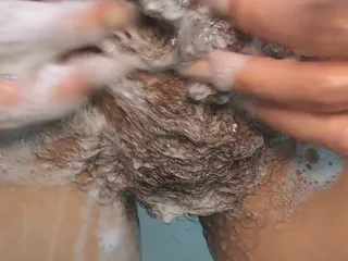 Take a Shower with a Sexy Hairy Latina