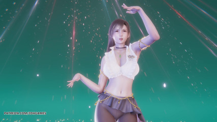 3D-Hentai Games: Kwon Yun Bi - Podvodní Tifa Sexy Striptýz final Fantasy Hentai...