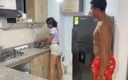 Saraymike: Big Ass Step Sister Fucks Step Brother in the Kitchen...