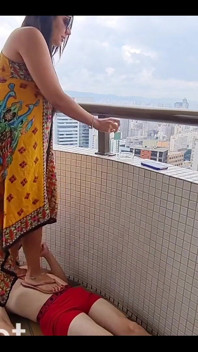 Goddess Kiffa Is Relaxing in a Hotel