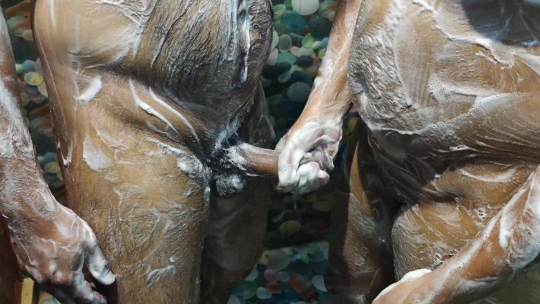 Vaigavarun45: Bath Romance with Hand Job and Lip Lock