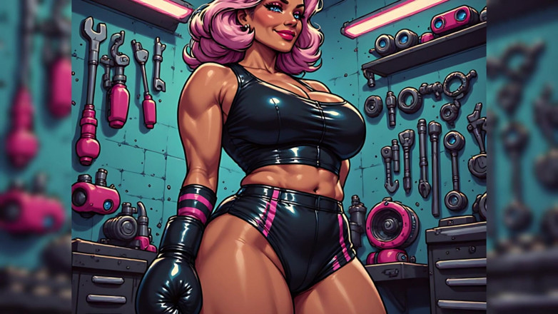 AI Porn: Sexy Women Boxercise Art