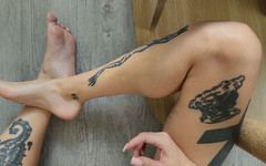 TattoedGirl666: A Generation of Muscular Calves of the Legs