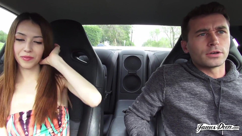 James Deen: Jenna Justine v deepthroat akci s JamesEm Deenem
