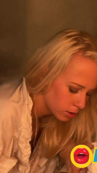 Anal threesome with a blonde and redhead with small tits
