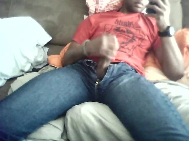 Pharoah Zeus: Couch Masturbation Pt 8 Finale Cumshot Almost Get Caught by Real...