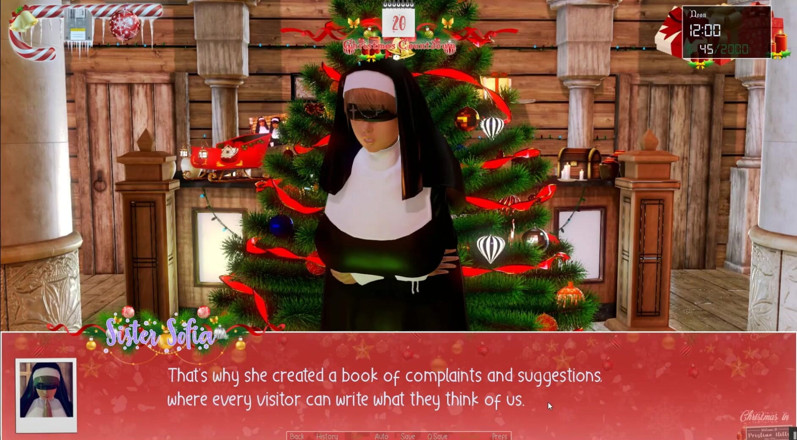 Cumming Gaming: Natal ilimitado [jogo pornô de Natal hentai] Ep.5 a freira negra...