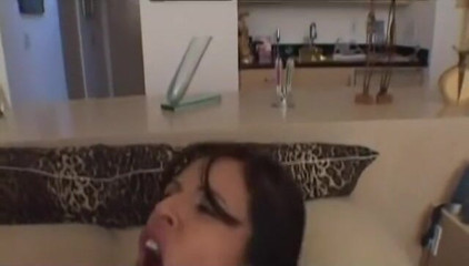 3 Bangers: Busty babe sucks and takes two huge dicks in her...