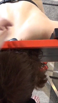 Slave used hard in the pillory part 2