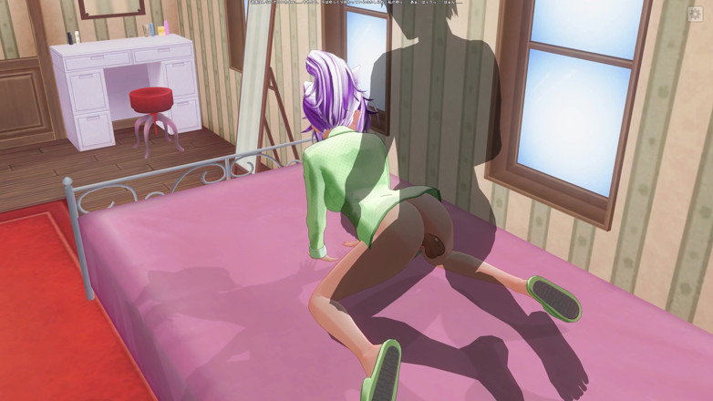 H3DC: 3D HENTAI. Namorada de pijama recebe um orgasmo de quatro