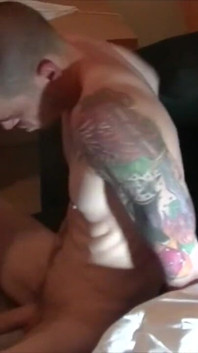 Creaampied by the amazing cock o tatto boy