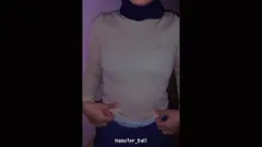 शर्मीली मलेशियाई हिजाब कर्मचारी लंड चुसाई