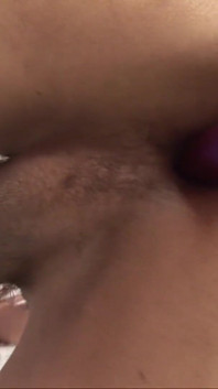 Sexy Asian shemale after work imagines being fucked by her boss