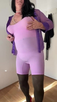 Pink Shape Wear with Pantyhose