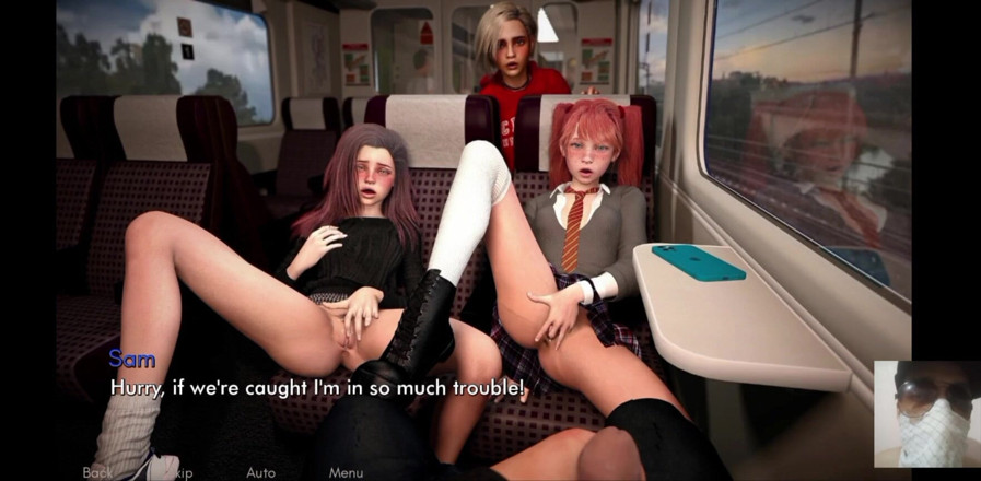Dark Sam: Innocent 18 Plus Teens Are Fucked in a Train