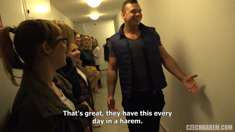 Czech Harem: Czech harem 9 - part 1 20 nymphomaniacs hunt men in the street – part 1