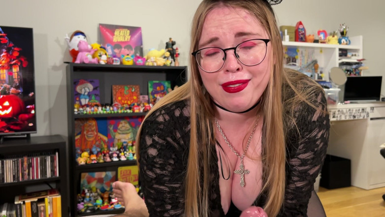 bitetwin9: Il creampie di estrazione della sborra di witch per la...