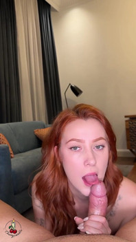 Blowjob gaya sudut pandangan pertama! Si Dia Menghisap Saya Sehingga Saya Meletup Dalam Mulutnya! Pancutan besar