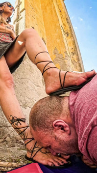Soles and Submission in Gladiator Sandals