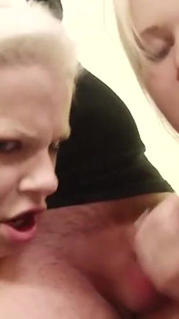 Masturbation and Hard Sex of Two Nymphomaniacs Teen Blondes