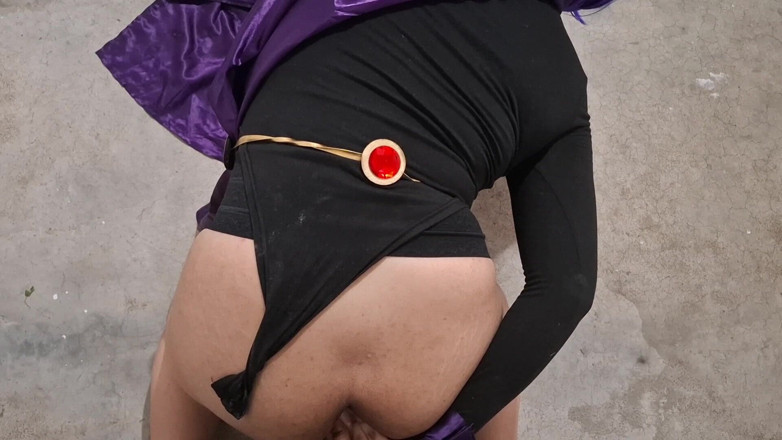 fermerino: Big Ass Trans Raven Anal Creampie and Fucked Doggystyle by...