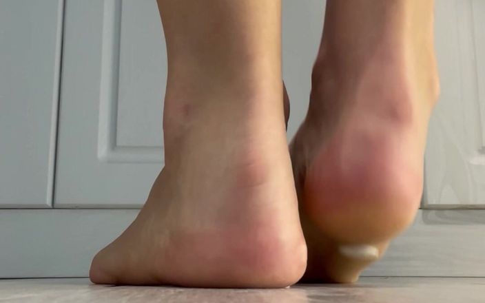 Feet lady: Verpletter voedsel