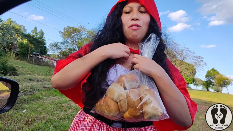 Axkilxnow: Little Red Riding Hood Offers More Than Bread and Sucks...