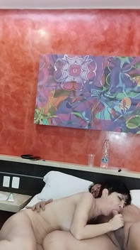 Ein hotel, um großartigen sex zu haben