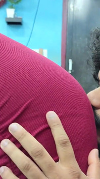 Hot Romance with Ass Kiss and Thighs Lick
