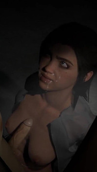 Ellie cavalga pau a noite toda