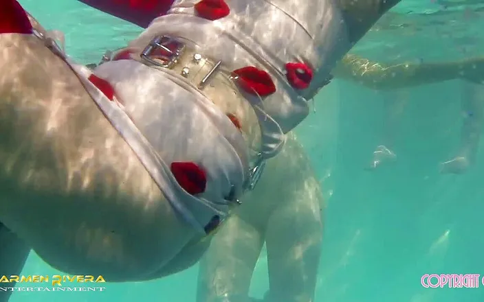 Domina Lady Vampira - SM Studio Femdom Empire: Carmen Rivera &amp; Lady Vampira are celebrating a pool party with...