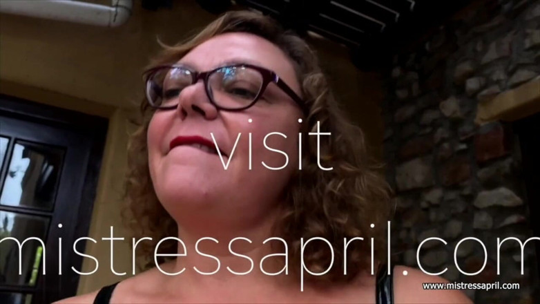 Mistress April: Dominatrix Mistress April - Hooked dirty slave