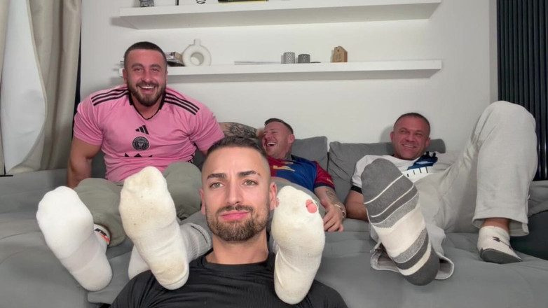 Troy White UK: Wielbienie stóp, wąchanie piłek i pach i wielbienie tyłka z 3...