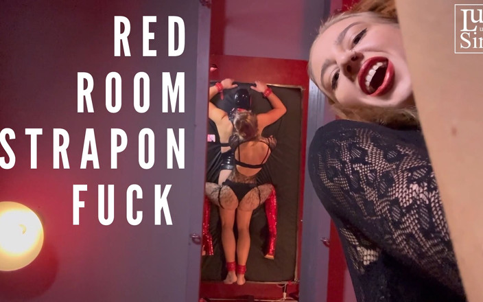 LUXurious Sins: Futai cu vibrator legat în camera roșie cu Malinatrix
