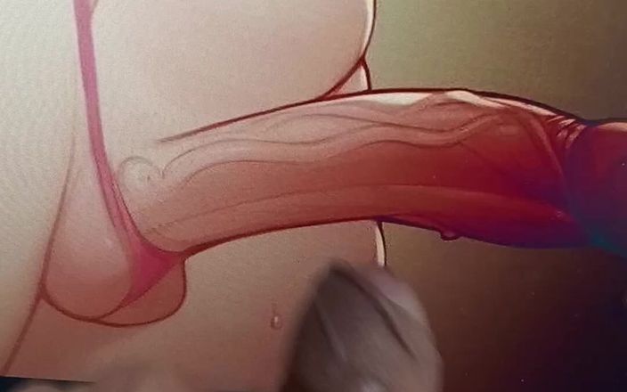 Rey rey: Fap Tribute, Roztomilá Hentai s Obrovskými ptáky, Velkým Ptákem a...