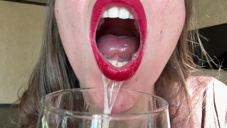 Hottie goddess: Uvula spucke nahaufnahme pOV