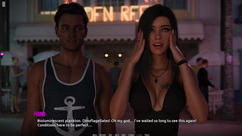 3D Cartoon Porn: Dominos Beach 26 - John ha del tempo da solo con fiona...