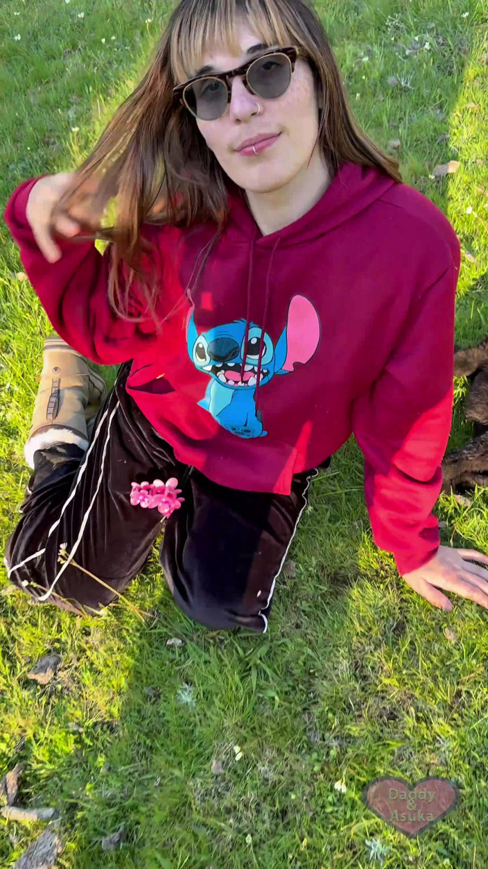 Daddy and Asuka: Epic Outdoors Blow Job