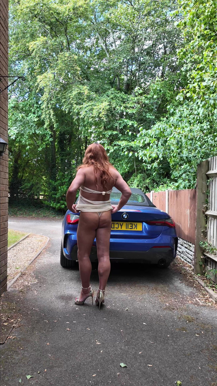 Kelly CD 2022: Sexy Crossdresser Kellycd2022 in My Sexy See Thru Dress Panties...