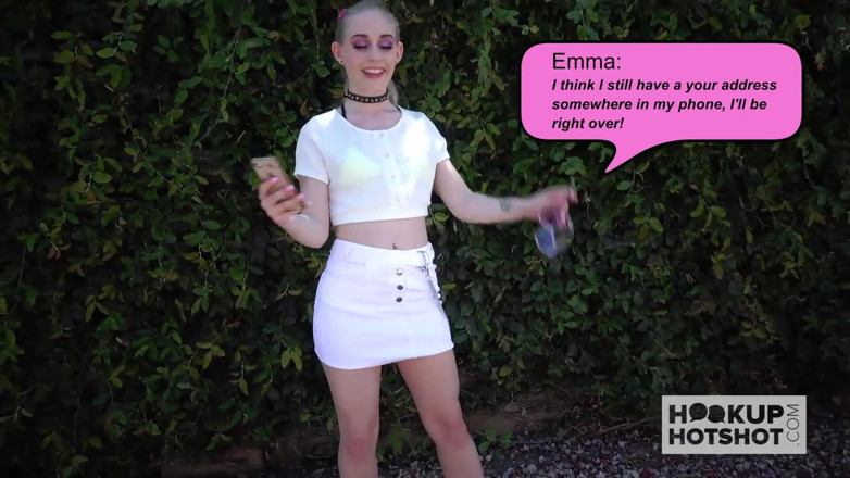 Hookup Hotshot: Blonde babe Emma Starletto goes on second rough online date