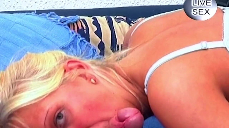 German bitch hunter: Blonda este linsă în pizdă, apoi suge pula tare