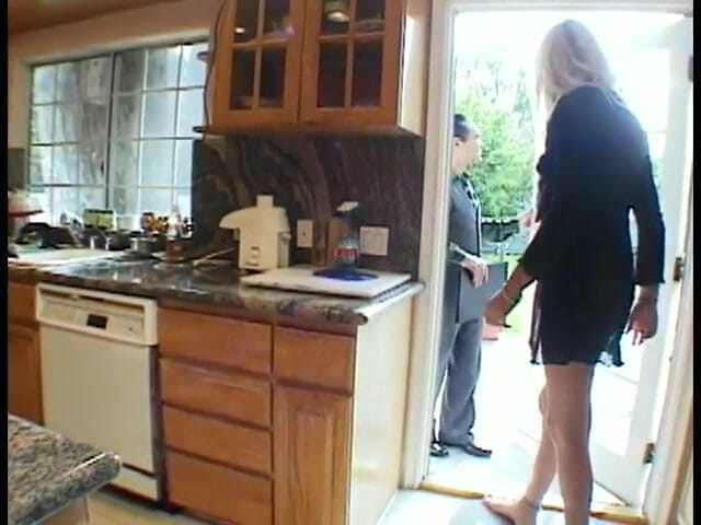 Hot TRANSformations: Mature blonde shemale Diva X gets her ass polished by...