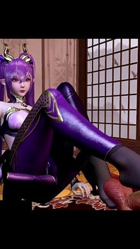 3D Curves Glow: Booty Girl Unchained - 3D Animation Hentai