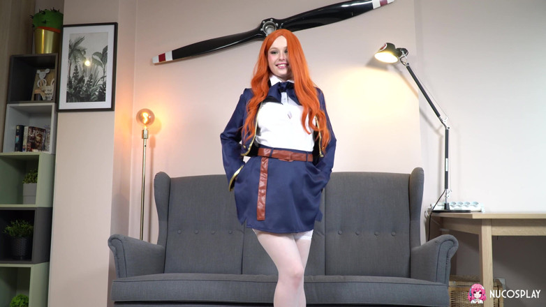 Nu Cosplay: Arielka Is Back as a Horny Redhead Student