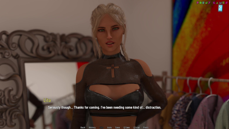 Porny Games: Univerzitní dny od Greebo - Černá dáma dává hlavu v koupelně