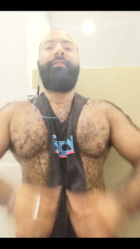 A Little Post Workout Nipple Play