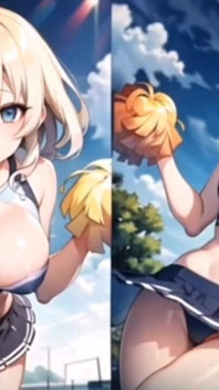 Ai gorąca anime cheerleaderka motywuje