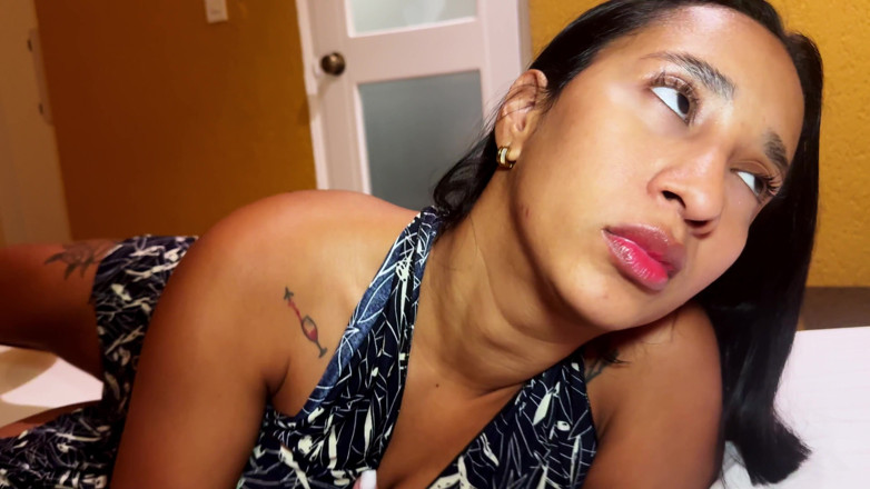 Leyne Rodriguez: Stepmom and Stepson Shared Bed and Have Sex. English Subtitles....