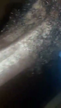 Man Masturbating His Big Black Cock